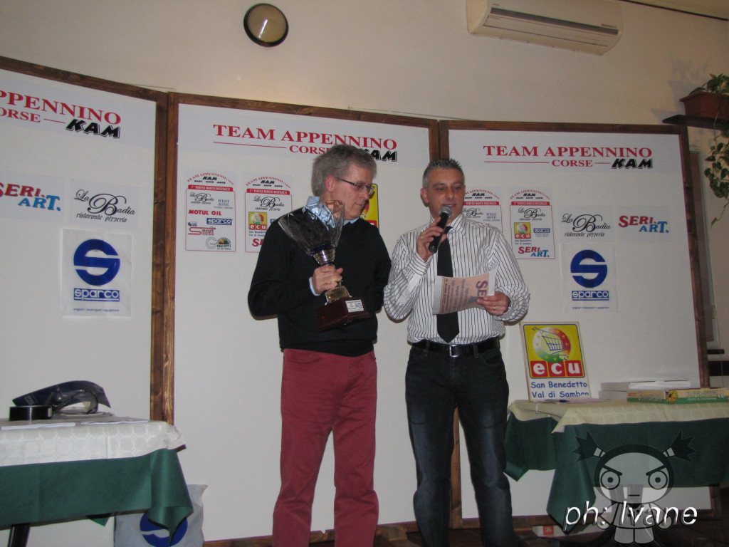 Cumoli Antonio  Pilota Rally 1° classificato